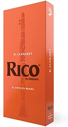 D'Addario Rico Bb Clarinet Reeds, Strength 3, Pack of 25 D'Addario