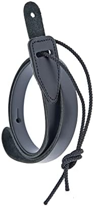 D'Addario Accessories Mandolin Strap - Mandolin Accessories - Braided Mandolin Strap - Black D'Addario