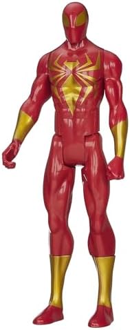 Фигурка Iron Spider из серии Titan Hero высотой 30 см с высокотехнологичными доспехами и специальным костюмом Marvel