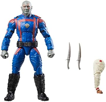 Фигурка Marvel Legends Дракс, 6 дюймов, с аксессуарами, для детей от 4 лет, из фильма "Стражи Галактики, том 3" Marvel