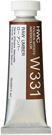 Holbein Artist's Watercolor 15ml Tube (Raw Umber) W331 Holbein