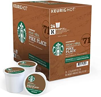 Starbucks Pike Place Decaf Coffee, Keurig (100684) Starbucks