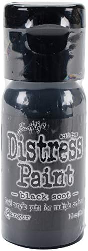 Ranger TDF52937 Distress Paint Flip Top 1oz-Black Soot Ranger