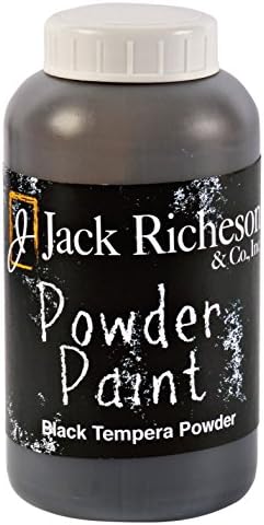 Jack Richeson Powder Paint 1# Black 62, 1 Pound (Pack of 1) Jack Richeson