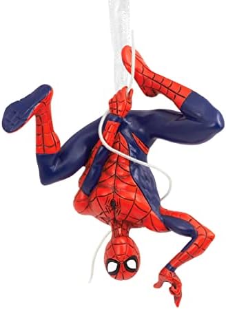 Рождественская игрушка Spider-Man на окне, 5,7 х 8,3 х 3,8 см, резиновая подвеска Hallmark