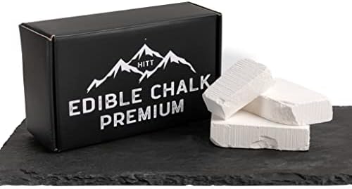 HITT Edible Chalk - Natural Edible Chalk for eating 7 oz (200 gr) - Zero Additives Organic Russian Edible Chalk Chunks - ASMR Food HITT