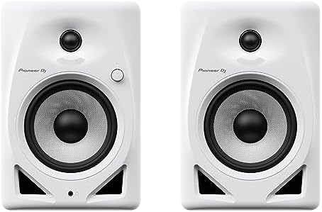 Активные студийные мониторы Pioneer DJ DM-50D с 5-дюймовым вуфером и мощностью 25 Вт, 2 режима DSP Pioneer DJ