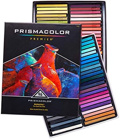 Пастельные мелки Prismacolor Premier NuPastel, 96 ярких и прочных цветов, для всех уровней мастерства Prismacolor