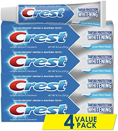 Crest Tartar Protection Toothpaste, Whitening Cool Mint, 5.7 oz, 8.550 Lb Crest