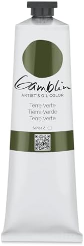 Gamblin Artist Oil, 150ml Tube, Terre Verte (2675) Gamblin