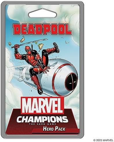 Marvel Champions The Card Game Deadpool EXPANDED HERO PACK - Superhero Strategy Game, Cooperative Game for Kids and Adults, Ages 14+, 1-4 Players, 45-90 Minute Playtime, Made by Fantasy Flight Games Fantasy Flight Games