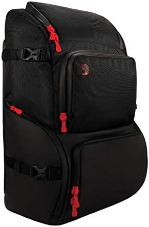 Рюкзак для музыкантов D'Addario Backline Gear Transport Pack Solo - 6+ отделений, водоотталкивающие молнии, система хранения кабелей D'Addario