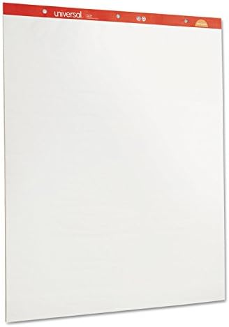 Universal UNV35600 27 in. x 34 in. Unruled Easel Pads/Flip Charts - White (50 Sheets, 2/Carton) Universal