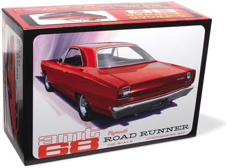 AMT 1968 Plymouth Road Runner Customizing Kit 1:25 Scale Model Kit Amt