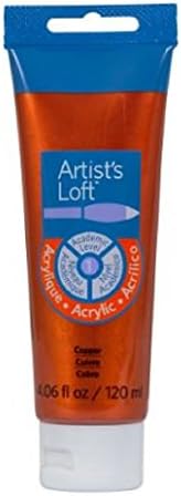 Artist's Loft Metallic Acrylic Paint, 4 oz. (Metallic Copper) Artist's Loft