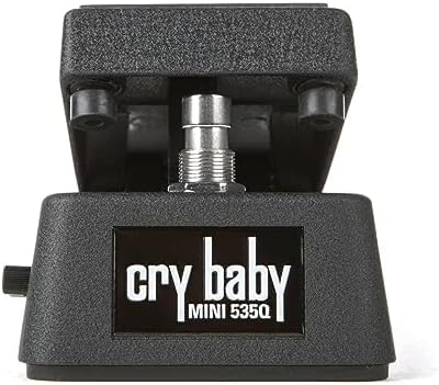 Jim Dunlop Mini 535Q Wah (CBM535Q) с четырьмя диапазонами частот и регулируемым усилением для идеального звучания JIM DUNLOP