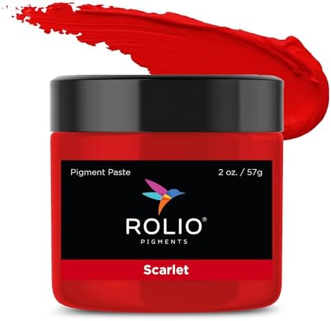 Pigment Paste Set, Aureolin Yellow, 2oz Jar - for Epoxy Resin, Dye, Paint, Mica Powder, and Resin Color Applications Rolio