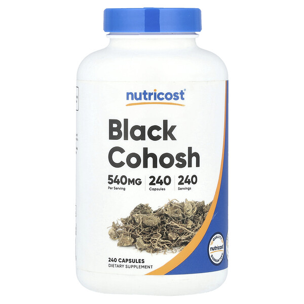 Black Cohosh, 540 mg, 240 Capsules Nutricost