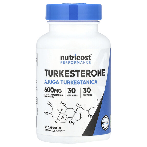 Performance, Turkesterone, 30 Capsules Nutricost