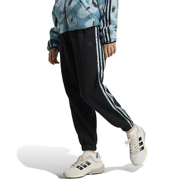 Women's adidas Essentials 3-Stripes Animal-Print 7/8 Pants Adidas