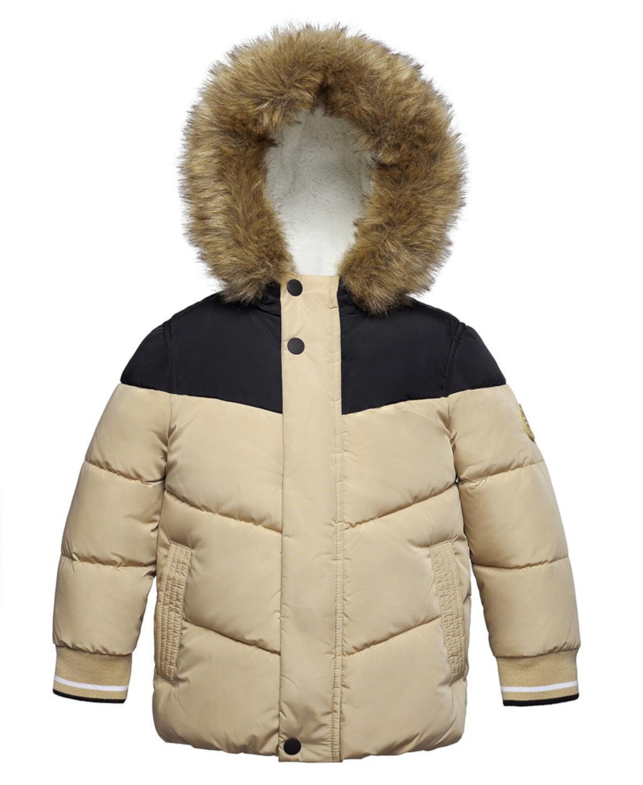 Toddler Boys Fleece Lined Puffer Jacket Coat 2T-5T Rokka&Rolla