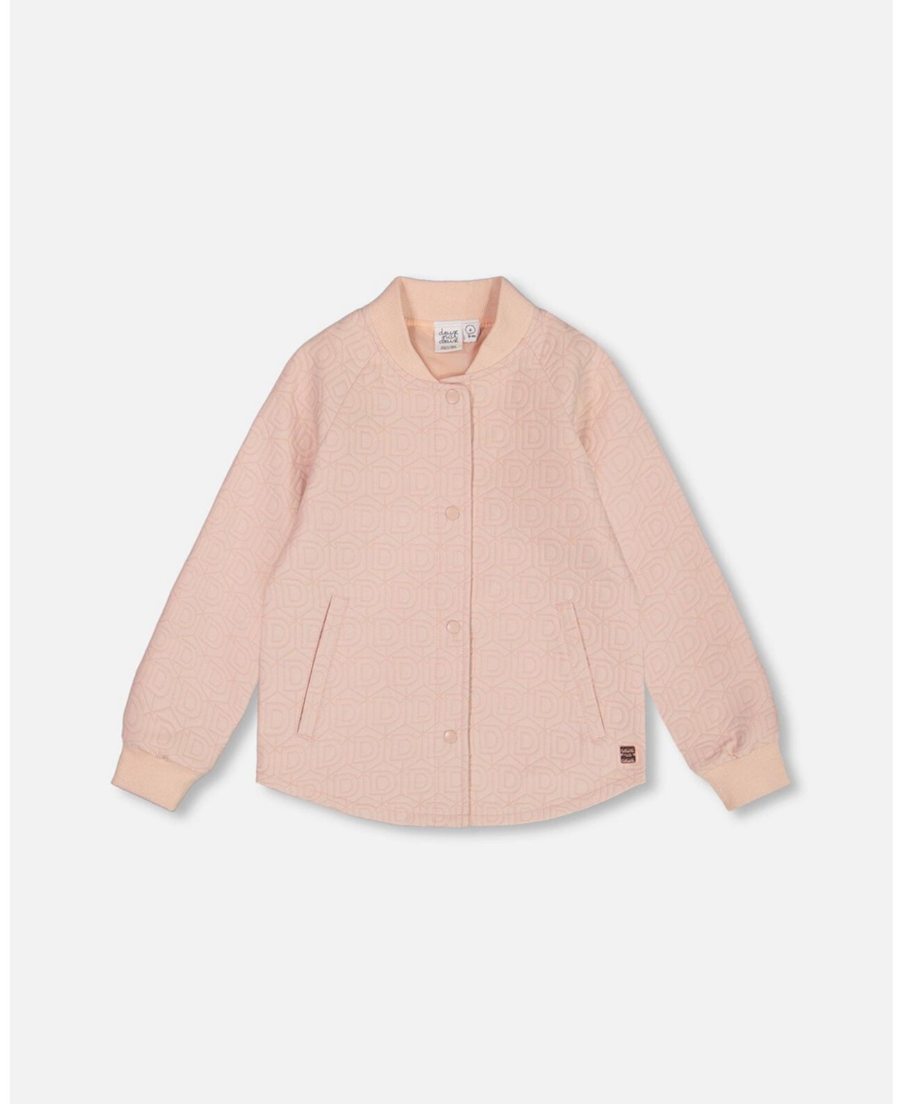 Girl Quilted Long Sleeve Overshirt Light Pink - Toddler|Child Deux par Deux