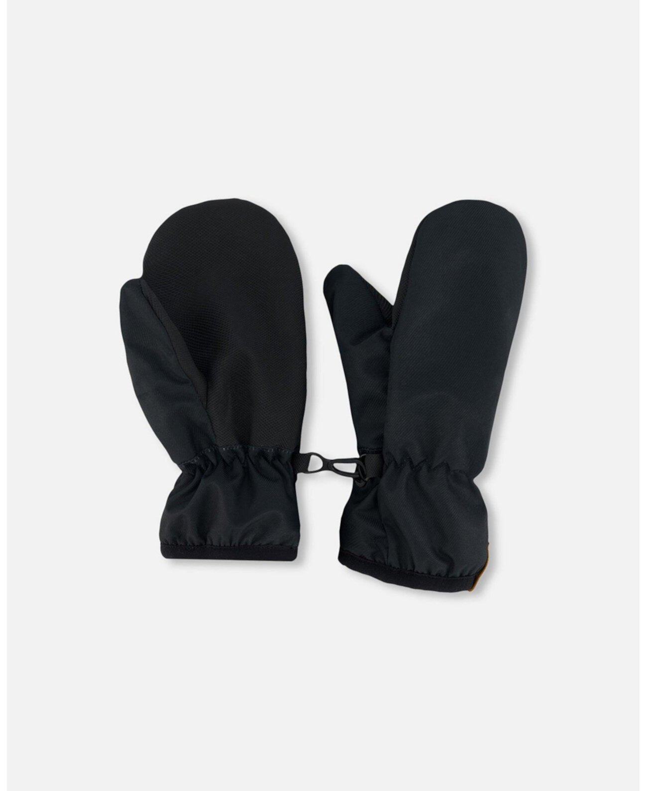 Kids Unisex Mid-Season Mittens Black - Toddler|Child Deux par Deux