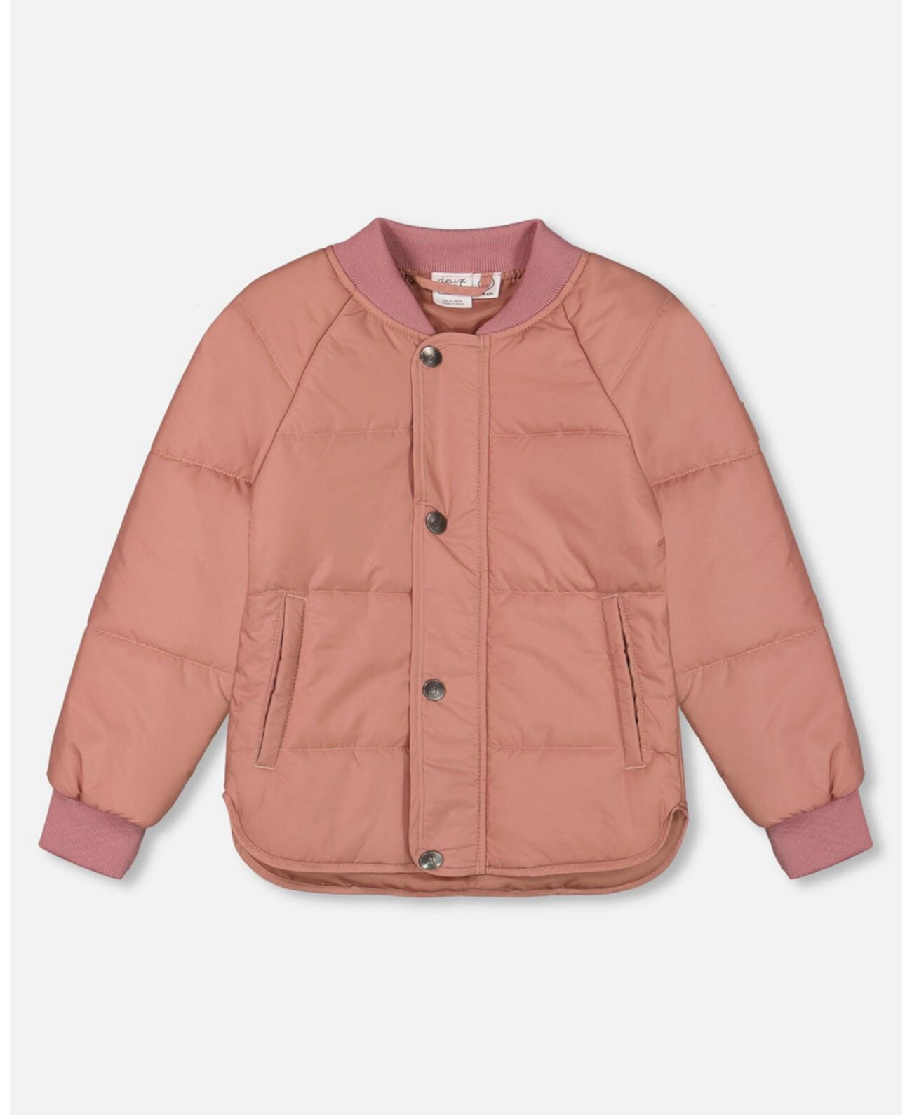 Toddler Girls Quilted Jacket Pink - Toddler|Child Deux par Deux