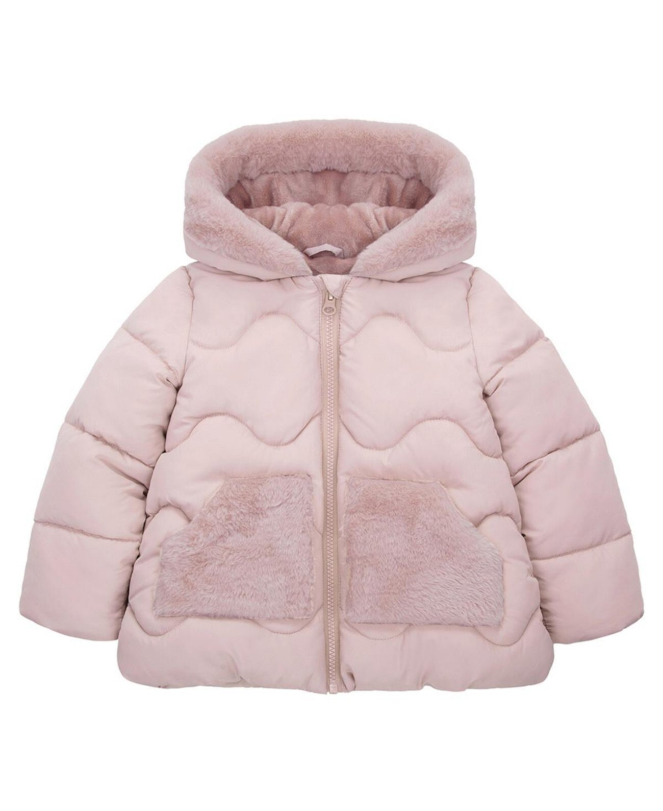 Toddler Girls Soft Lined Puffer Jacket 2T-5T Rokka&Rolla