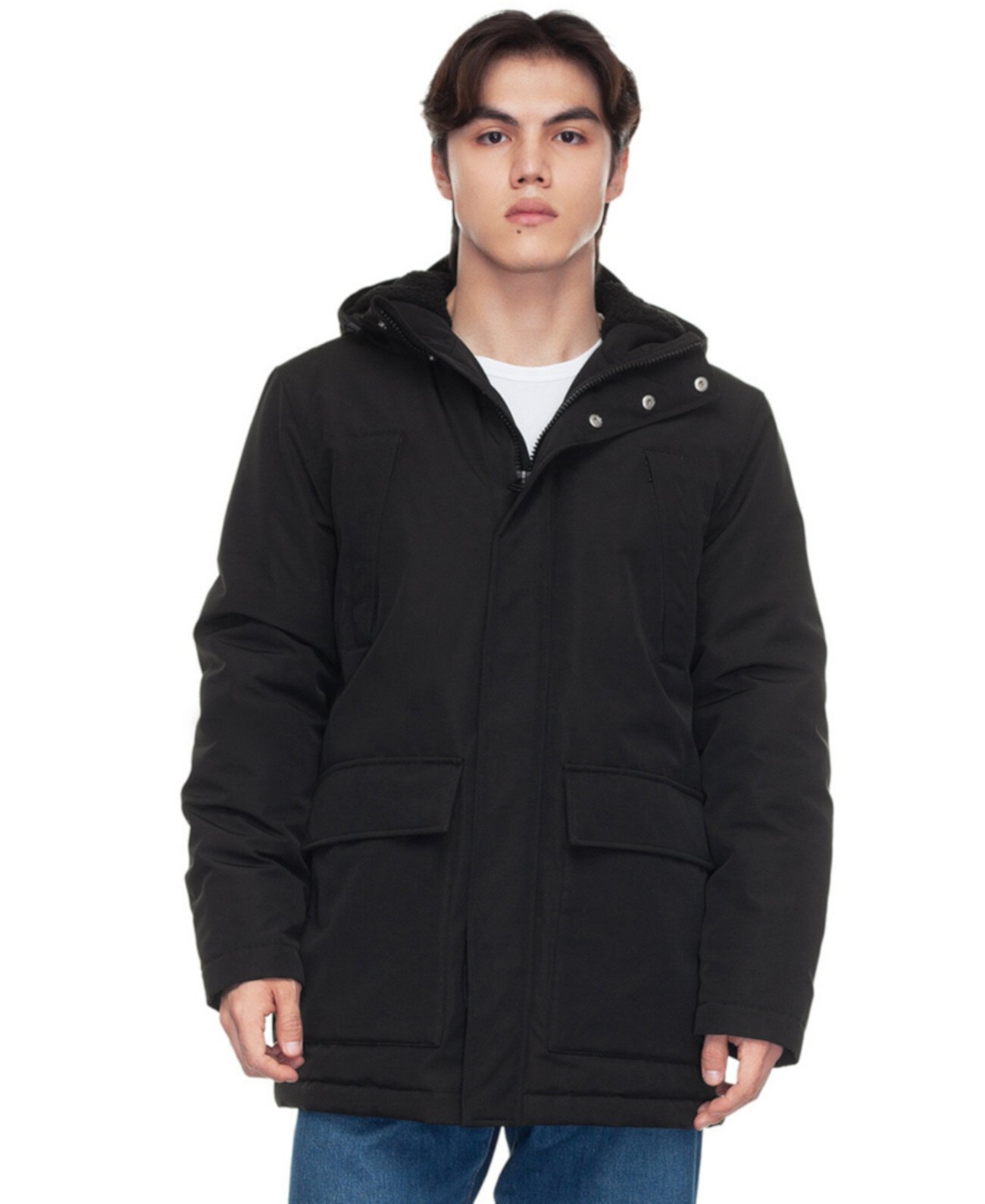 Men's Ultimate Winter Parka with Fleece-Lined Hood Rokka&Rolla