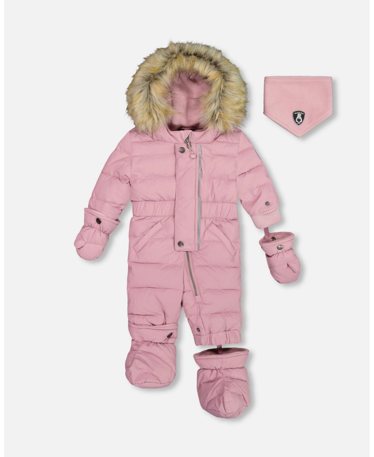 Baby Girls Baby One Piece Baby Snowsuit Orchid - Infant|Toddler Deux par Deux