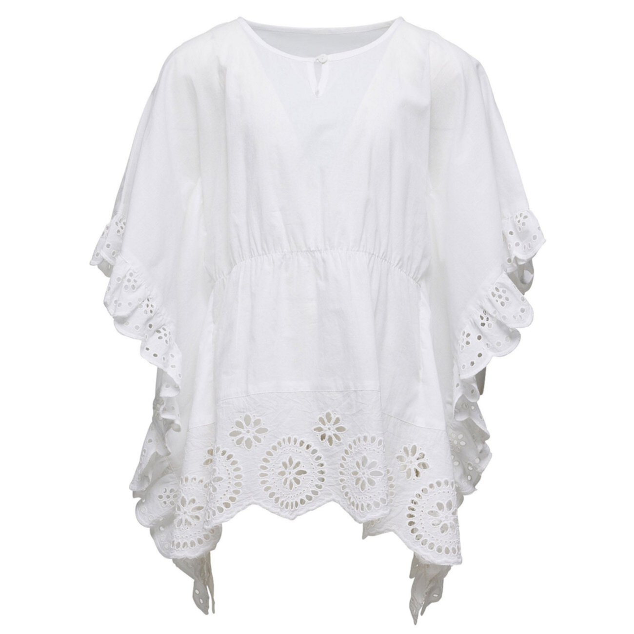 Cesci White Eyelet Cover Up Snapper Rock