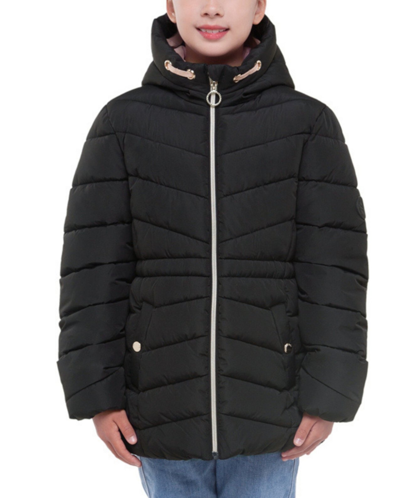 Girls Shower Resistant Puffer Jacket Coat 4-18 Rokka&Rolla