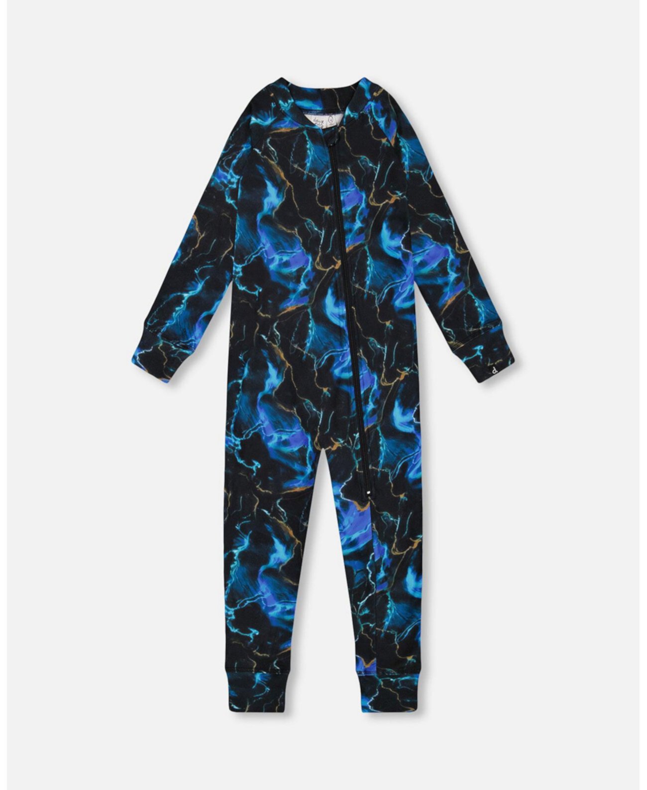 Toddler Boys One Piece Thermal Underwear Black Printed Storm Deux par Deux