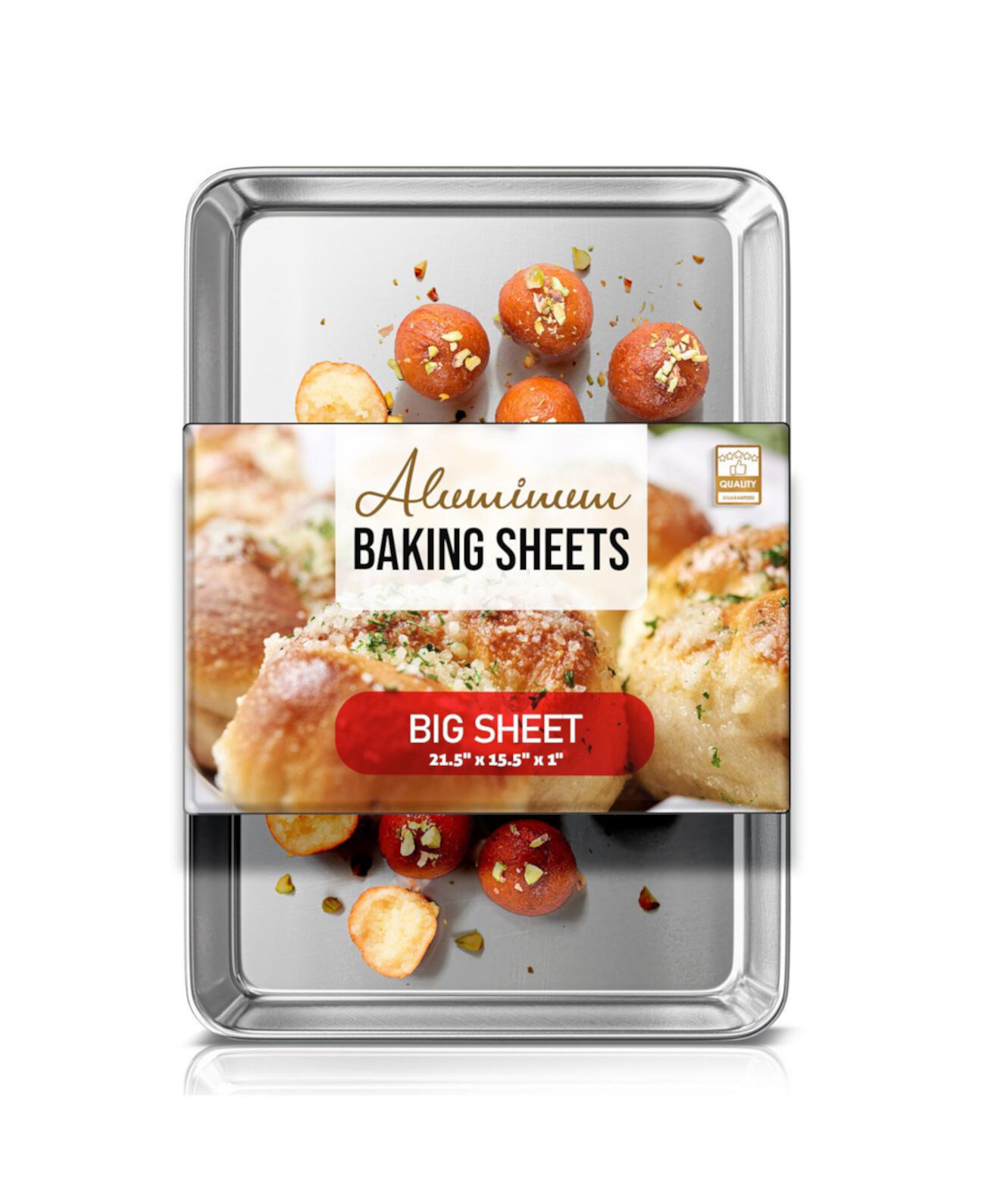 Non-stick Aluminum Baking Sheet - Large 21&#x201D; x 15&#x201D; - 1 Pack JoyTable