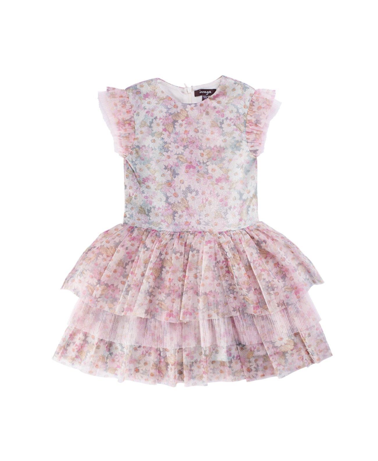 Big Girls Monroe Daisy Novelty Woven Dress IMOGA Collection