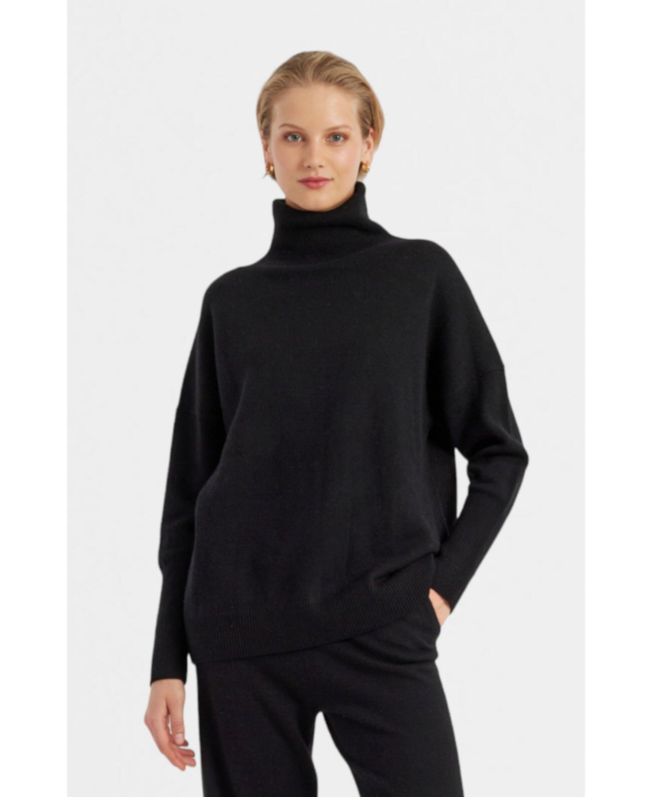 Chinti & Parker Women's Pure Cashmere Roll Neck Sweater Chinti and Parker