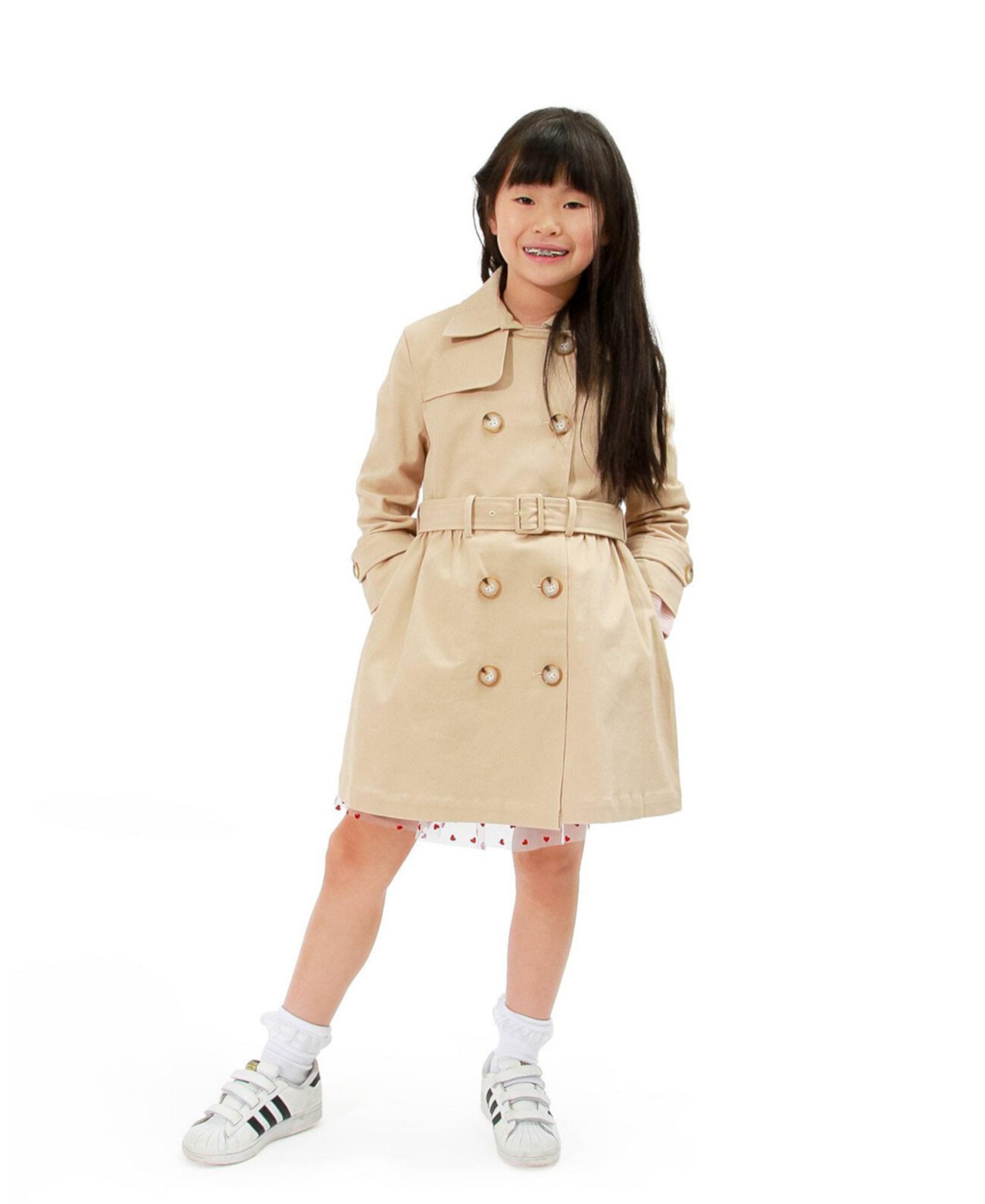 Child Girls Miss Sunshine Trench Coat Belle & Bloom