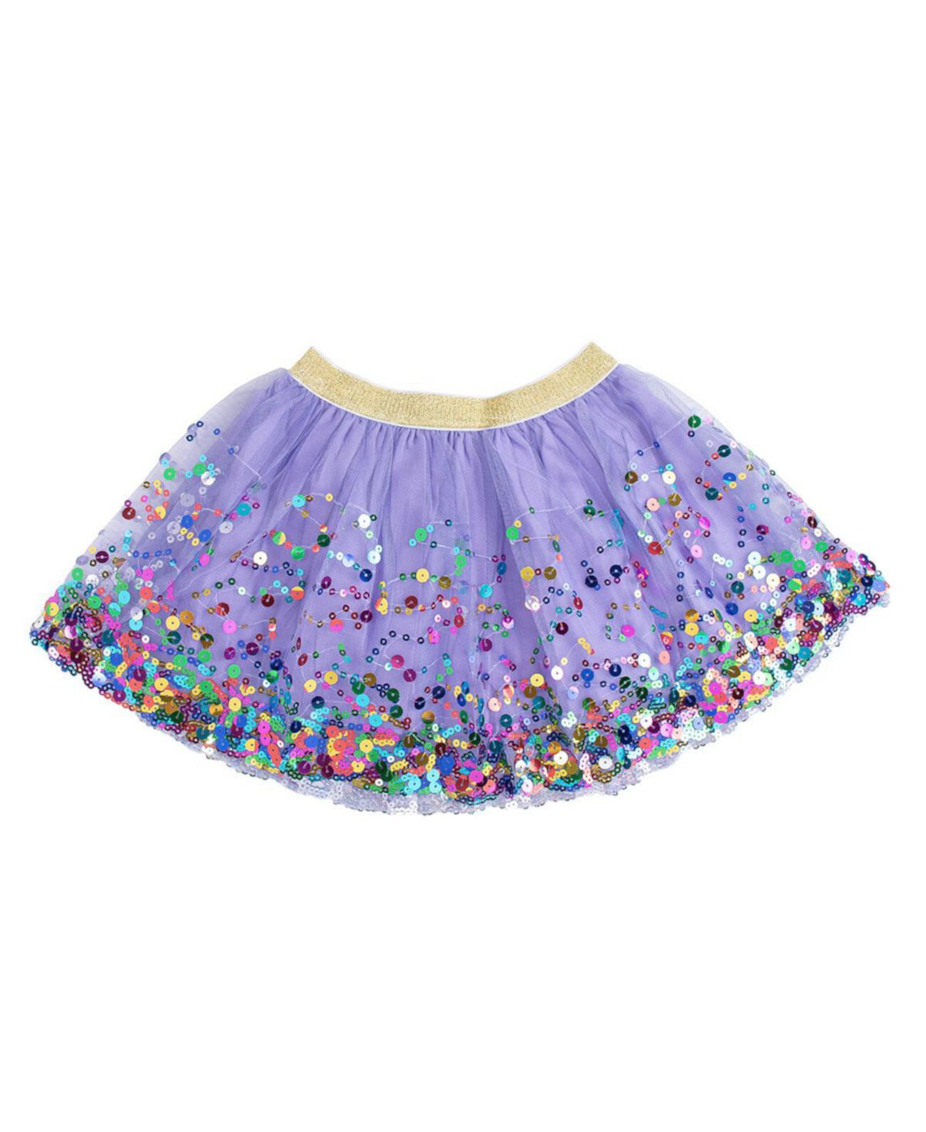 Little and Big Girls Lavender Confetti Tutu Skirt Sweet Wink