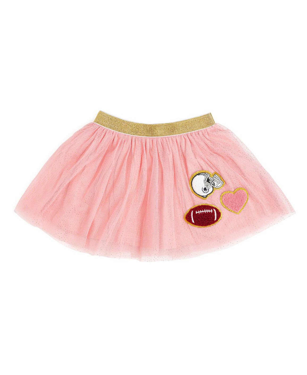 Little and Big Girls Football Patch Tutu Skirt Sweet Wink