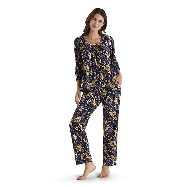 Women's Miss Elaine Essentials Micro Velvet Pajama Miss Elaine