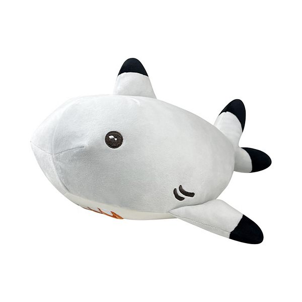 The Big One® Grey Shark Plushable Pillow The Big One