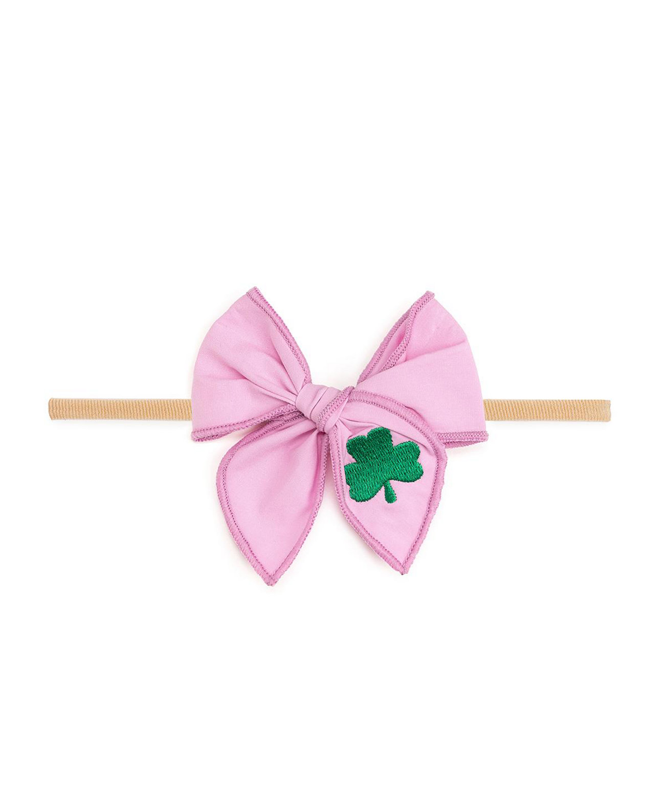 Baby Girl's Shamrock St. Patrick's Day Coquette Bow Baby Headband Sweet Wink