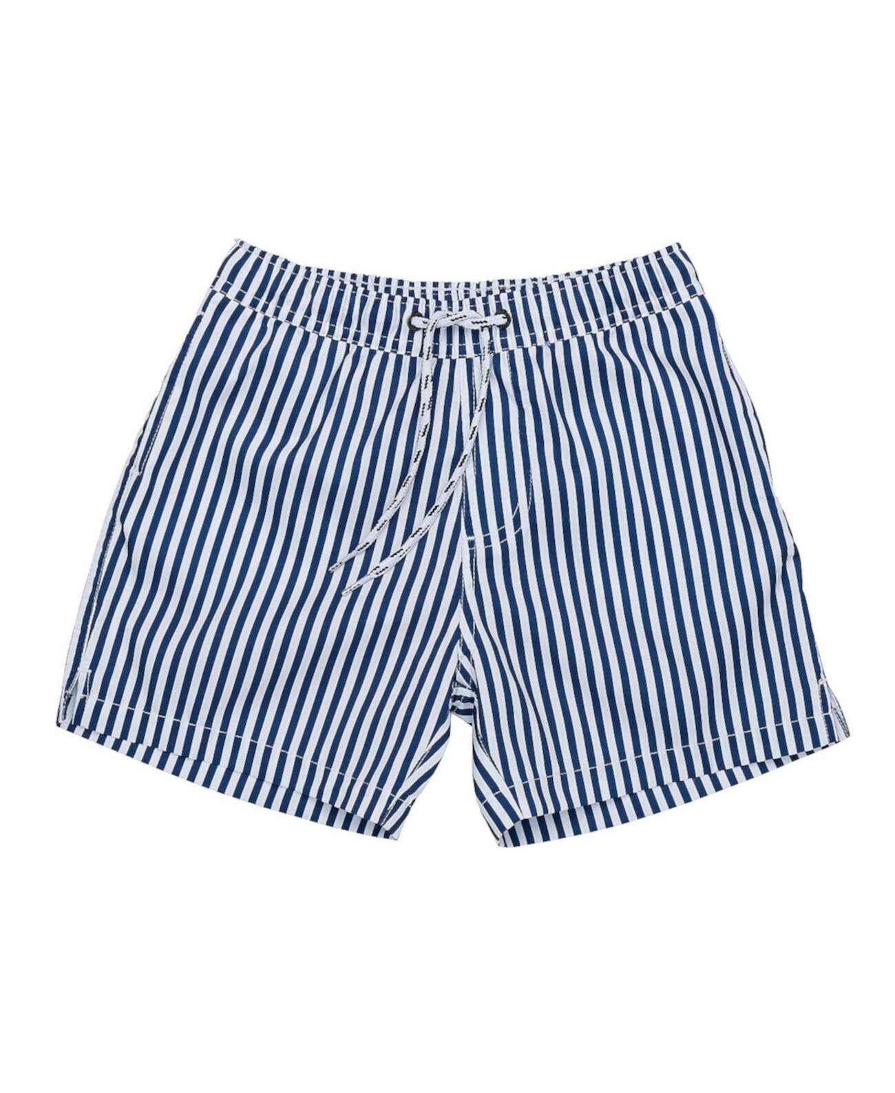 Denim Stripe Comfort Lined Swim Short Snapper Rock