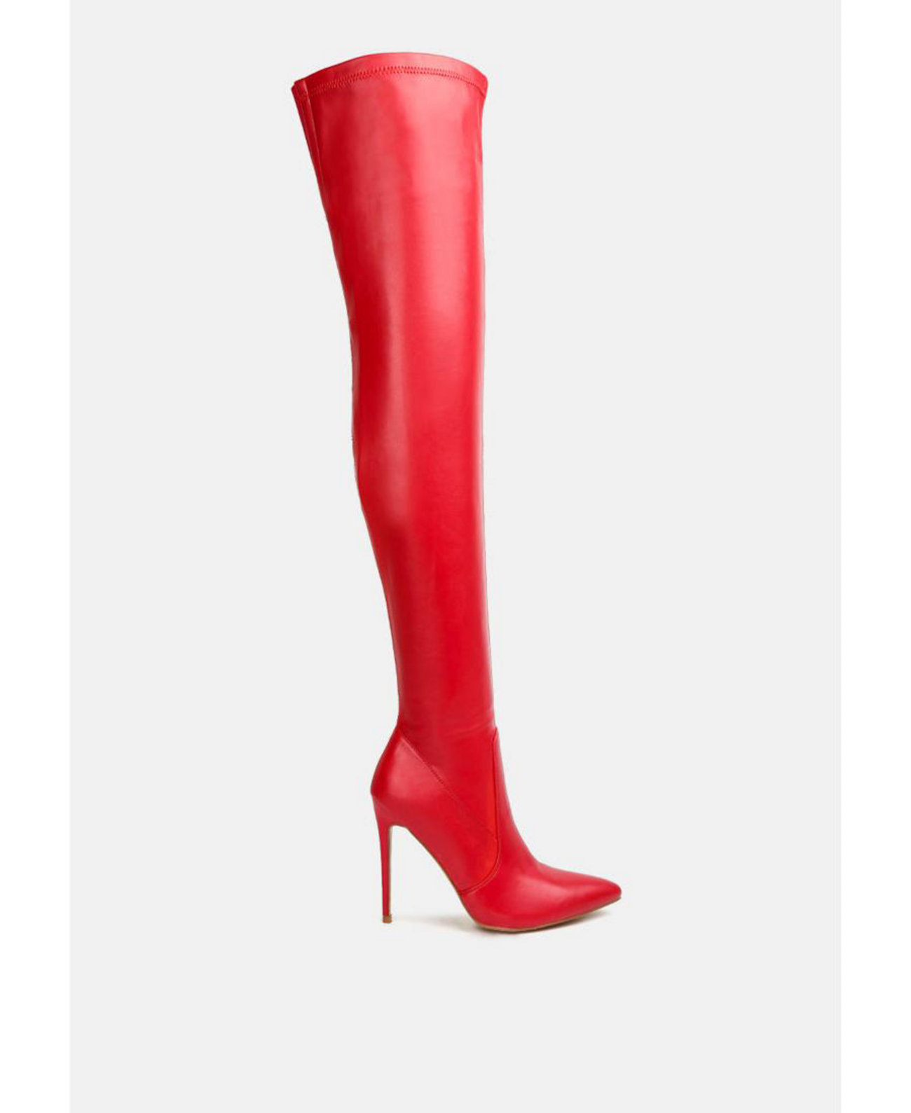 Gush Over Knee Heeled Boots London Rag