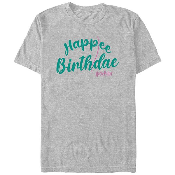 Men's Harry Potter Happee Birthdae Graphic Tee Harry Potter