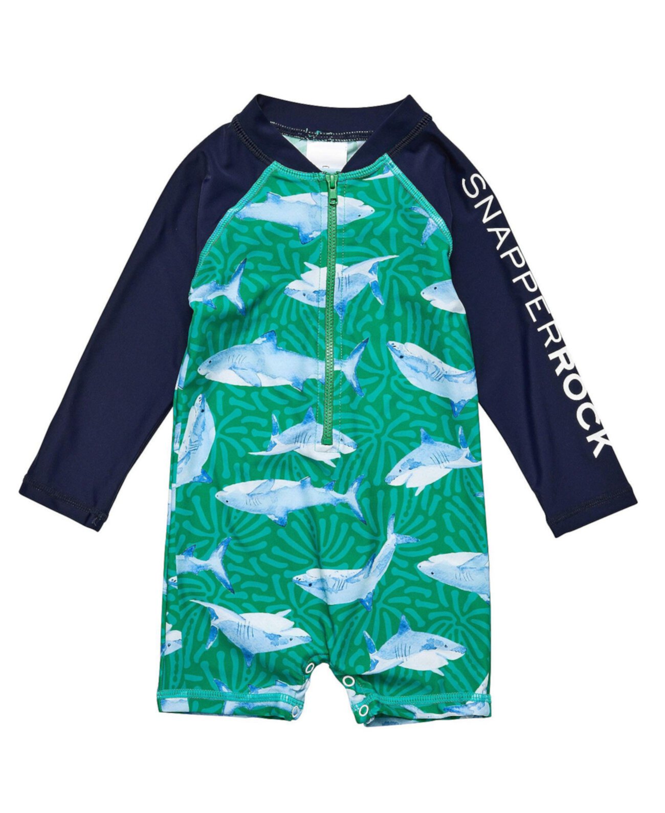 Baby Boys Reef Shark LS Sunsuit Snapper Rock