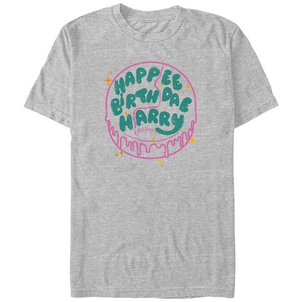 Men's Harry Potter Birthday Cake Graphic Tee Harry Potter