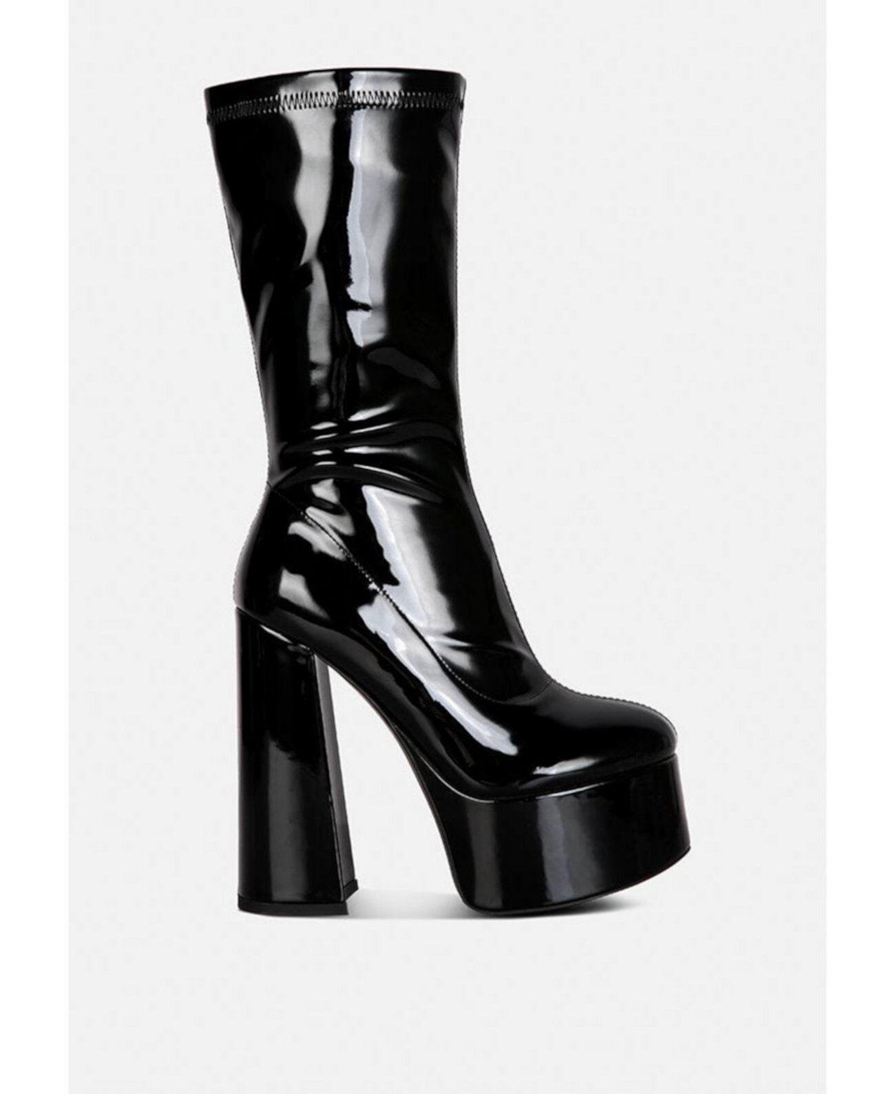 vinkele block heeled  boot London Rag