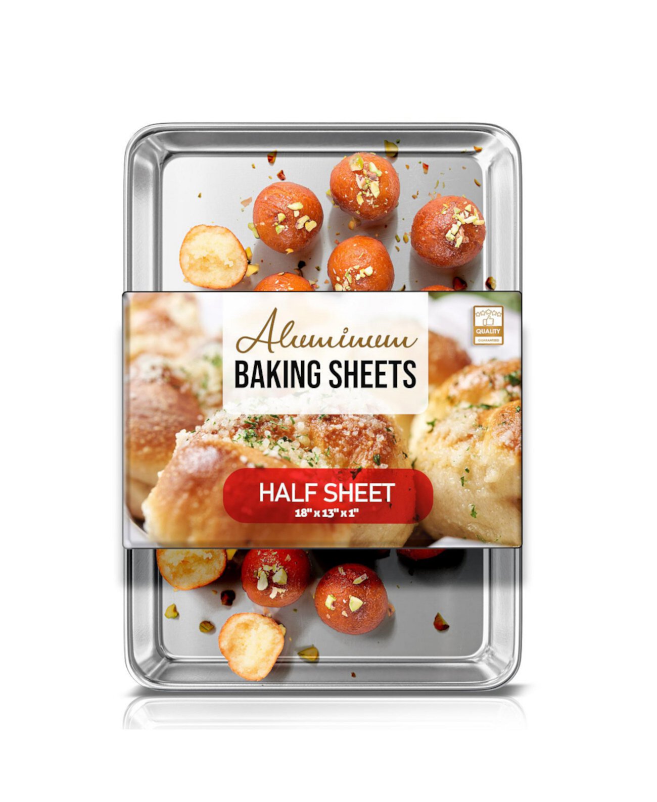 Non-stick Aluminum Baking Sheet - Half Sheet 18&#x201D; x 13&#x201D; - 1 Pack JoyTable